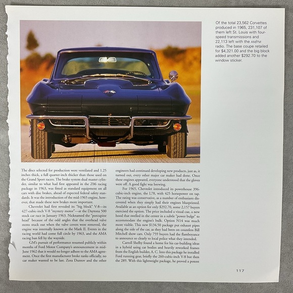 10 vintage high quality Chevrolet Corvette classic car images - Picture 12 of 14